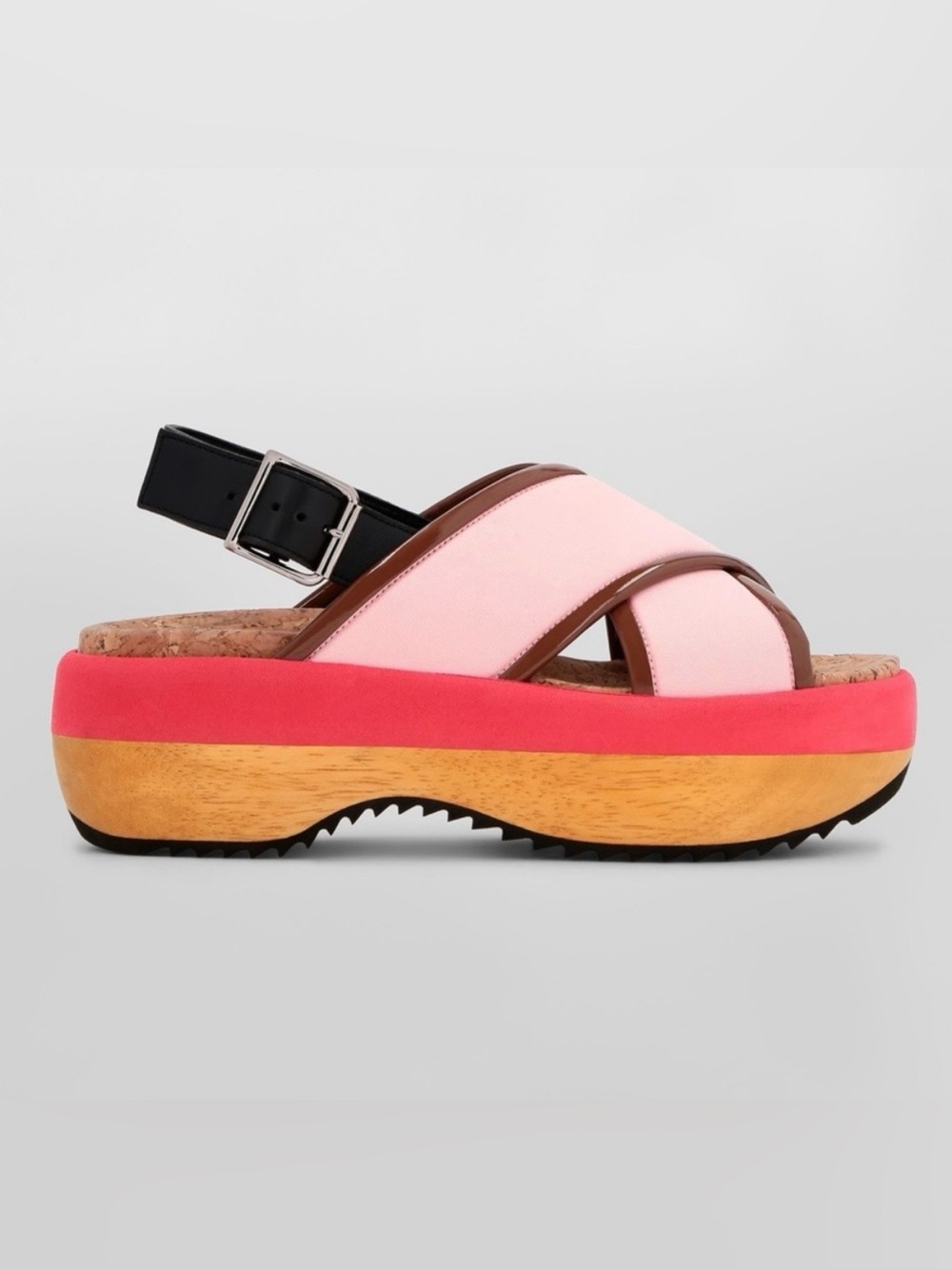 Marni Criss-cross Wedge Sandals
